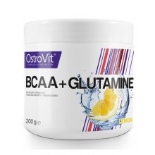 OSTROVIT BCAA + GLUTAMINE 200 гр(Апельсин, Лимон) Польша
